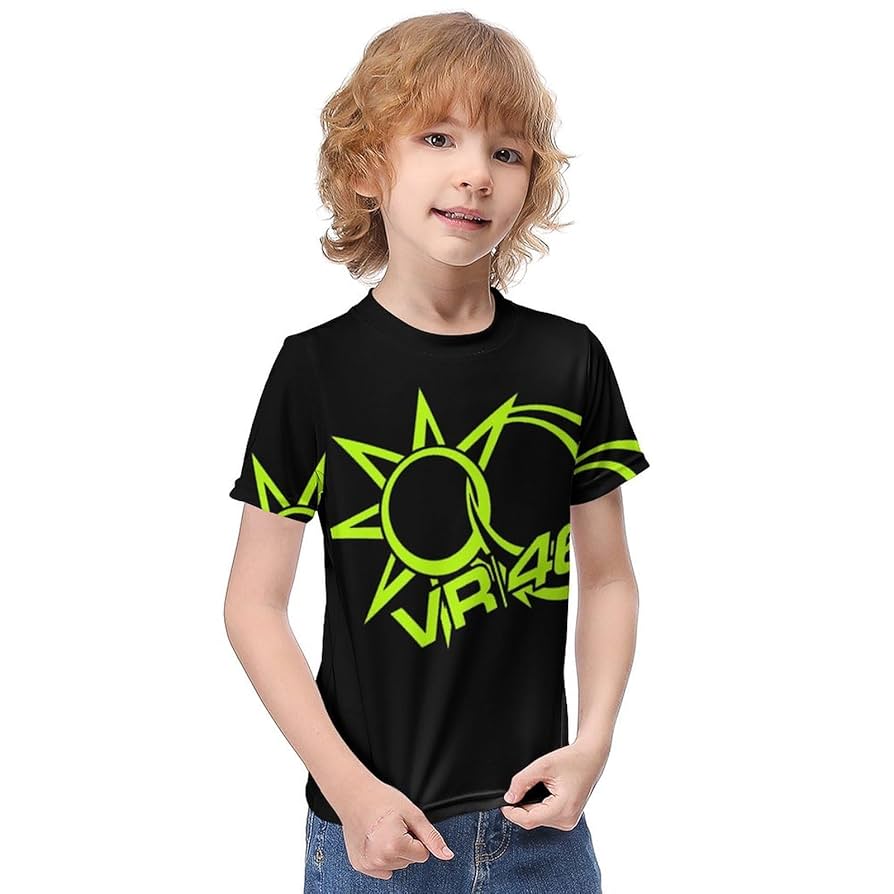 Amazon.co.jp: Tシャツ 子供服 バレンティーノ ロッシ VR46